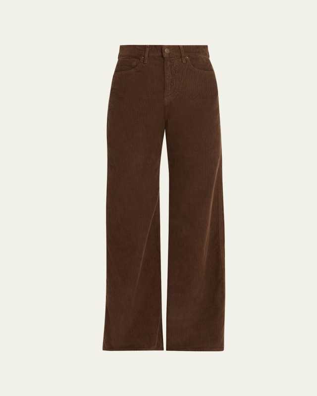 Taylor Corduroy Wide-Leg Pants